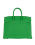 Hermes Birkin 25 Bamboo In Togo Leather, back view